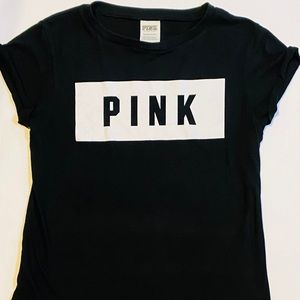 Pink Victoria's Secret Short Sleeve Shirt